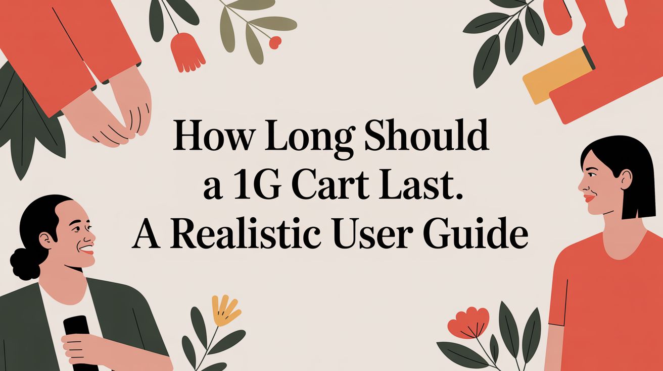 how long does a 1g vape last How Long Should a 1g Cart Last A Realistic User Guide