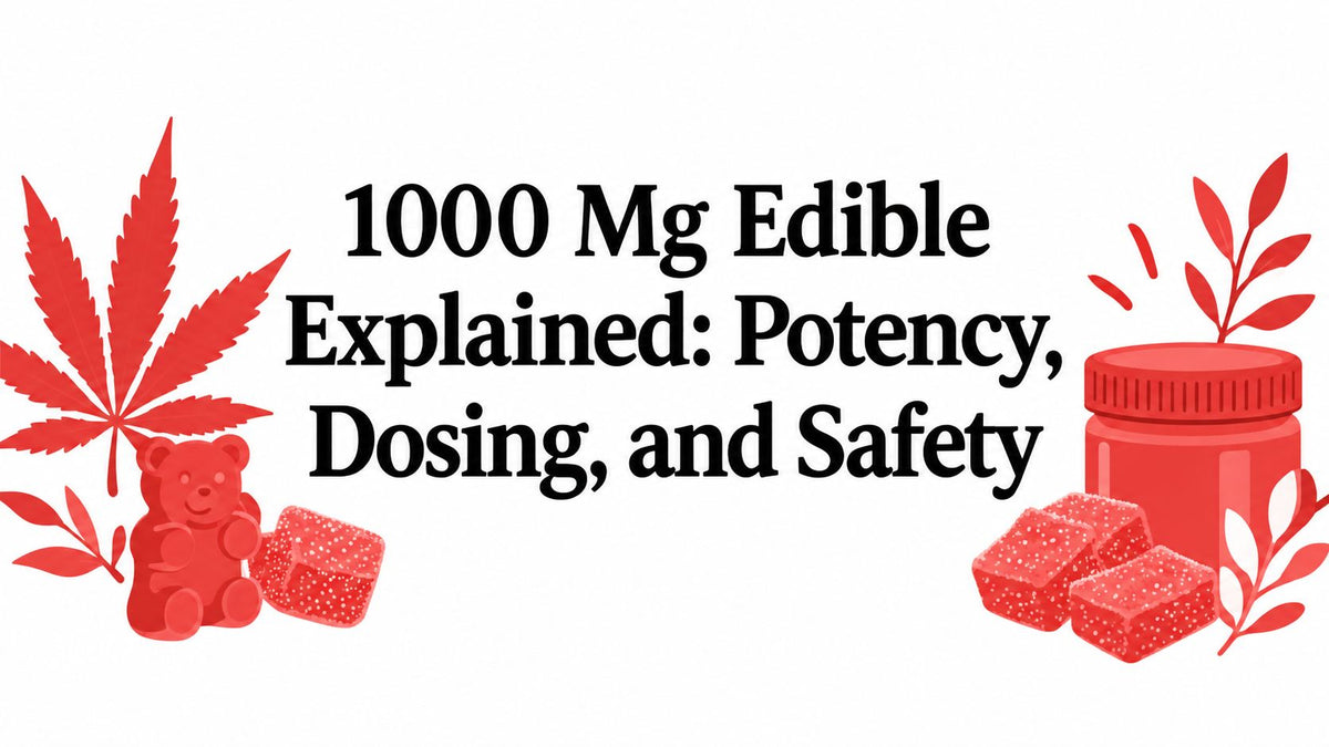 1000 Mg Edible Explained: Potency, Dosing, and Safety