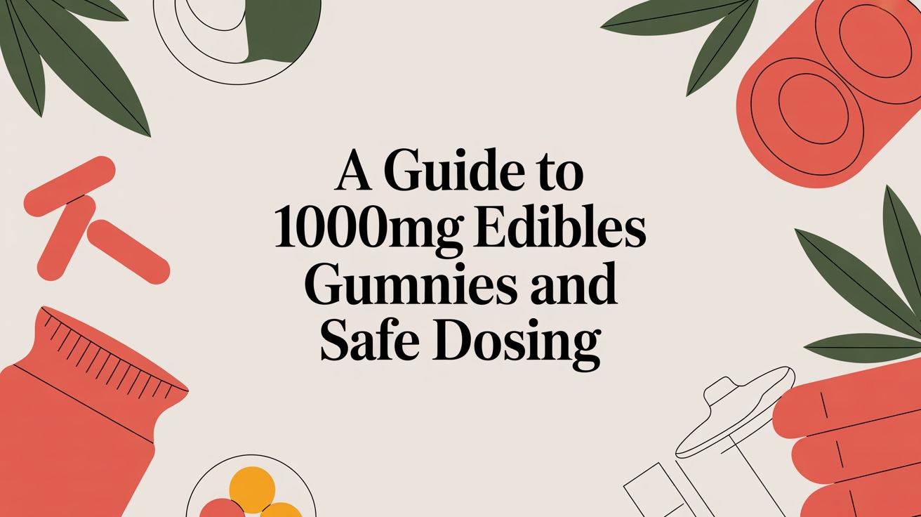 A Guide to 1000mg Edibles Gummies and Safe Dosing