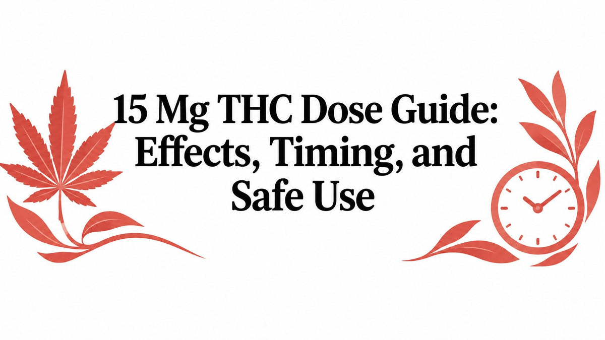 15 Mg THC Dose Guide: Effects, Timing, and Safe Use