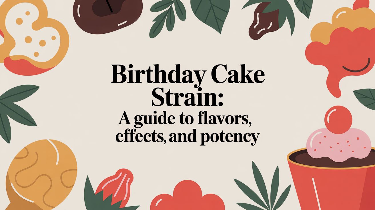 Birthday Cake Strain A Guide to Flavors Effects and Potency