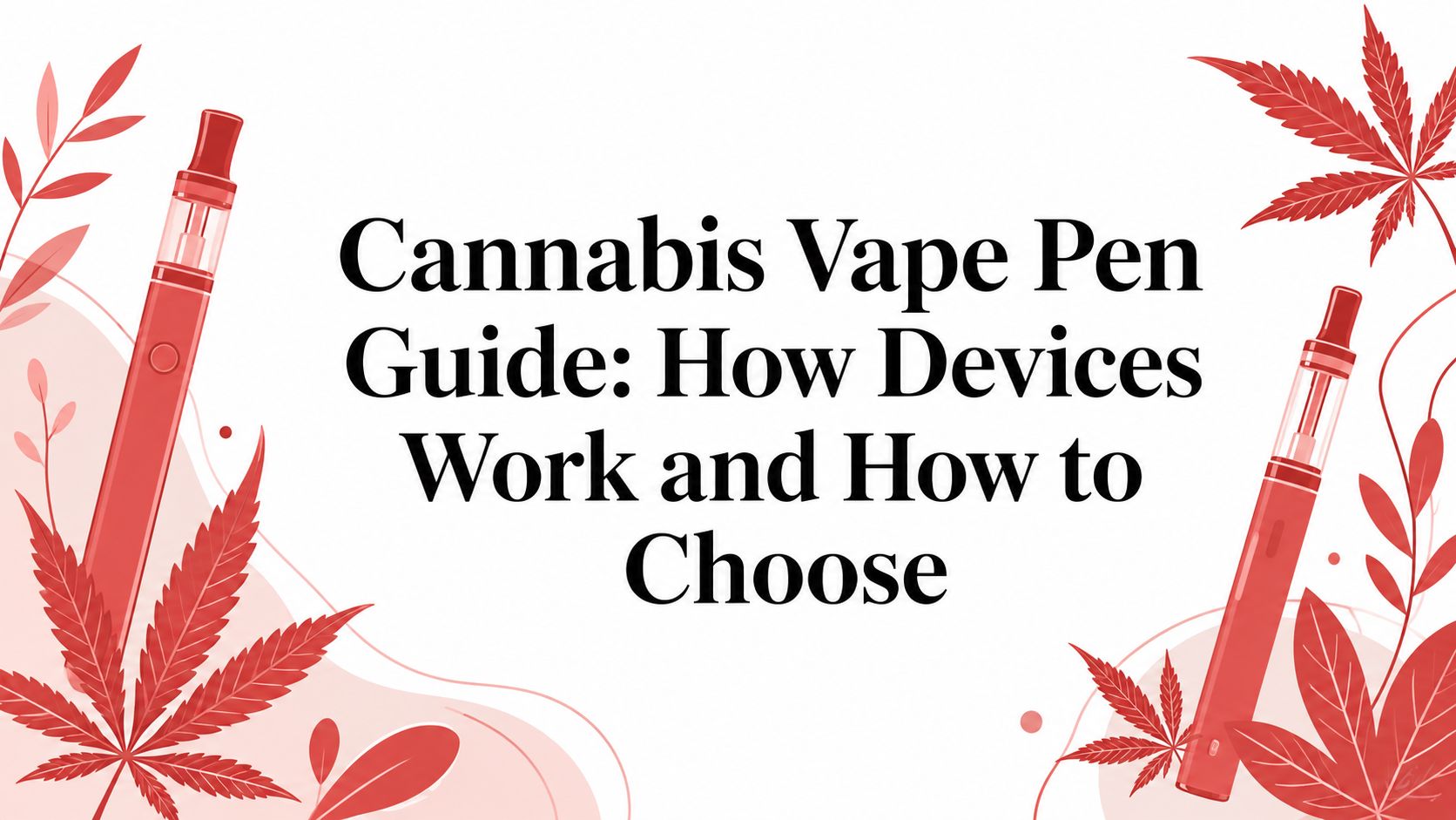 Cannabis Vape Pen Guide: How Devices Work and How to Choose