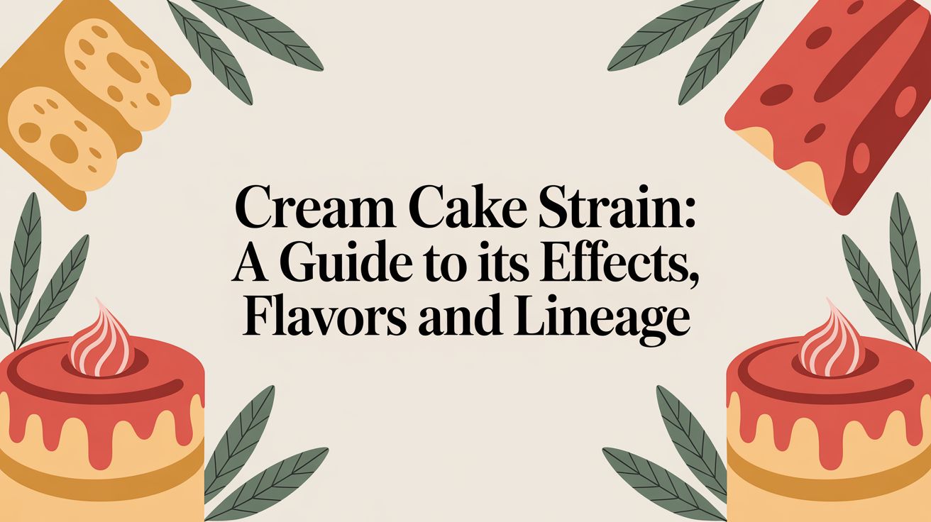 Cream Cake Strain A Guide to Its Effects Flavors and Lineage