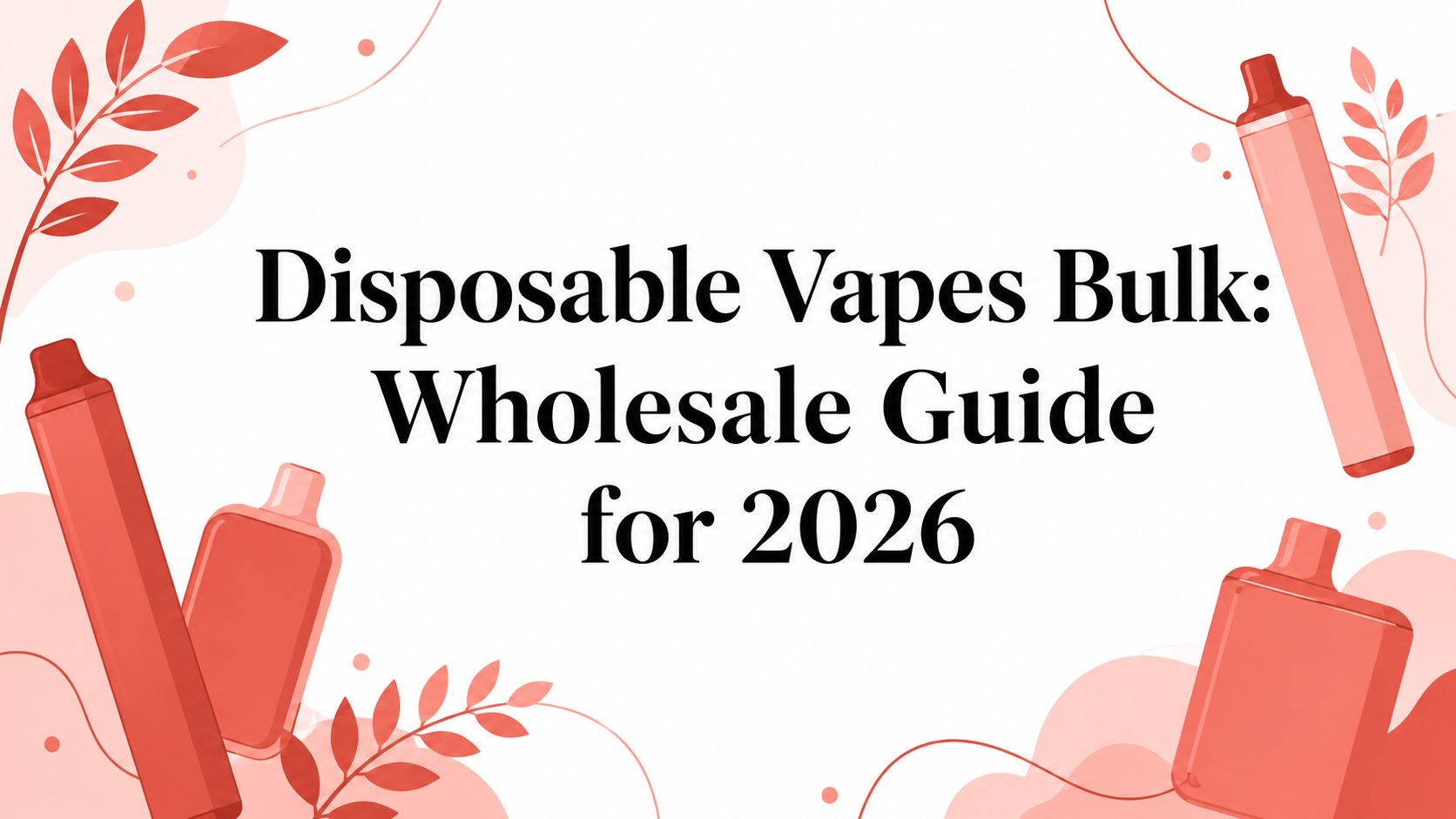 Disposable Vapes Bulk: Wholesale Guide for 2026
