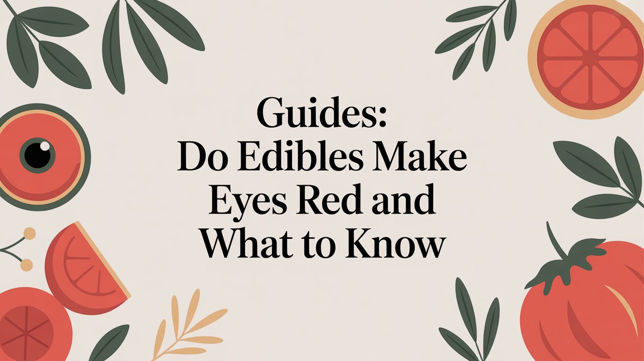 Guides: do edibles make eyes red and what to know