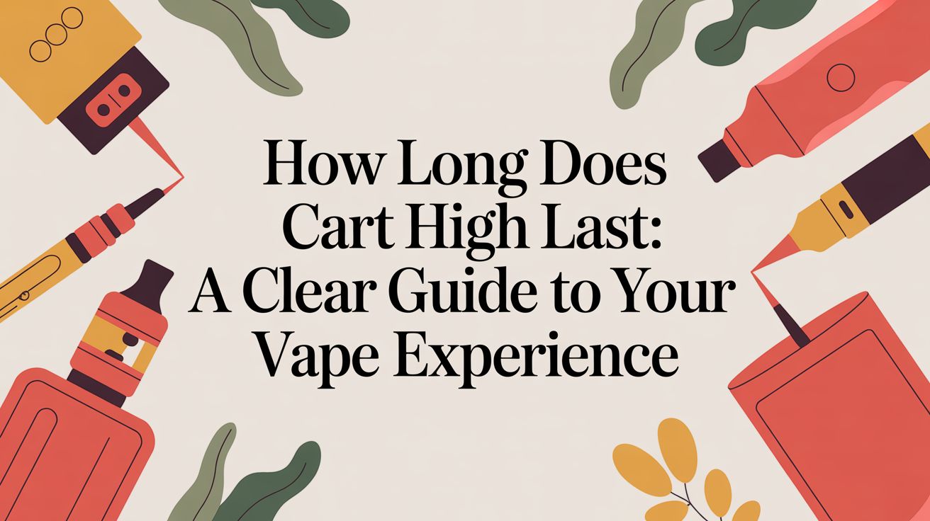 How long does cart high last: A Clear Guide to Your Vape Experience