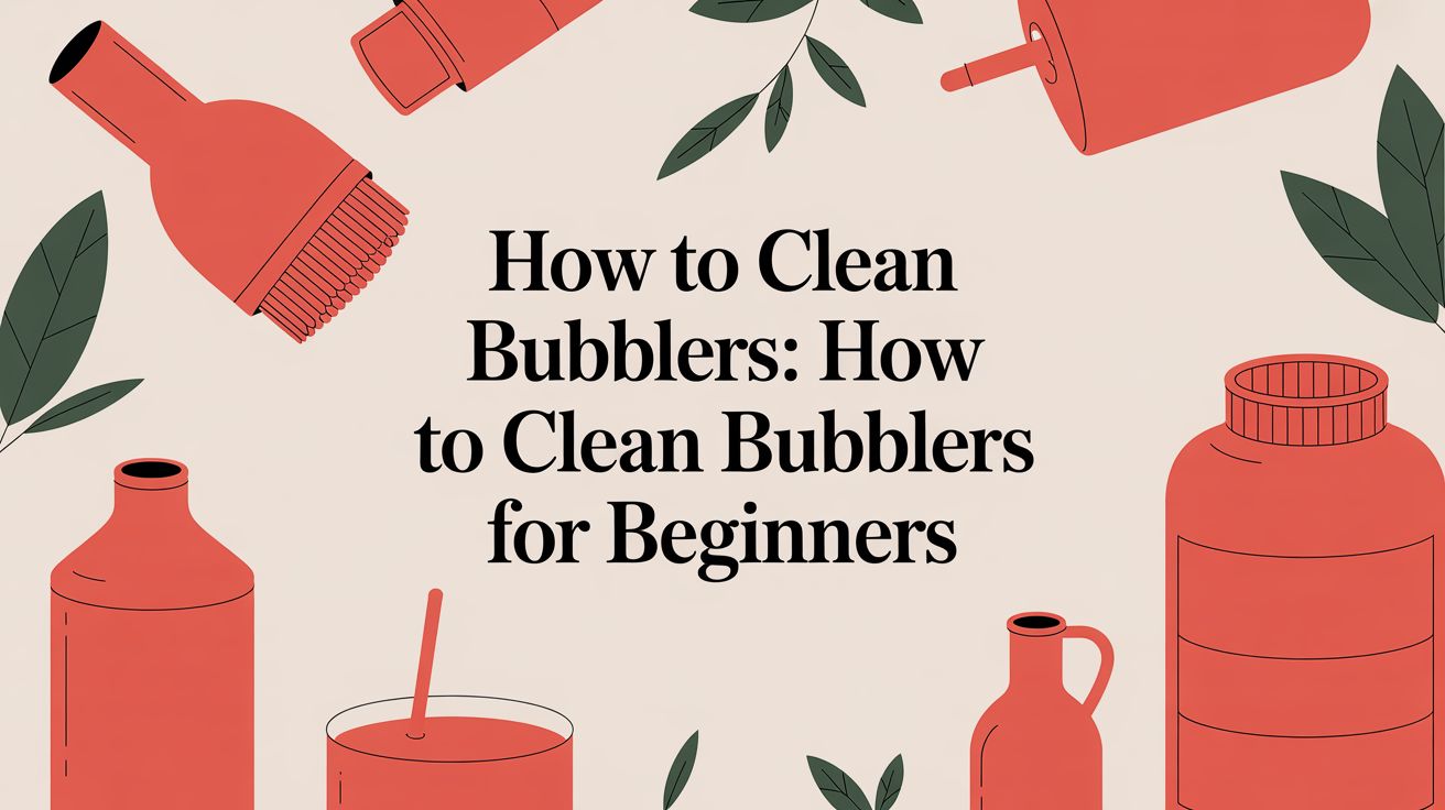How to Clean Bubblers: how to clean bubblers for beginners