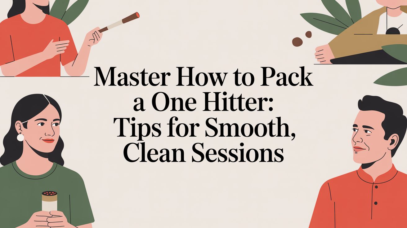 Master how to pack a one hitter: tips for smooth, clean sessions