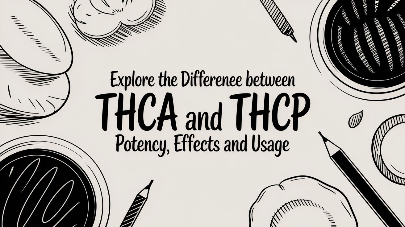 Explore the Difference Between THCA and THCP Potency Effects and Usage