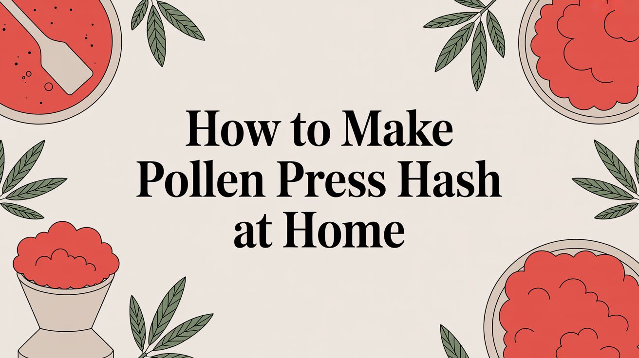How to Make Pollen Press Hash at Home
