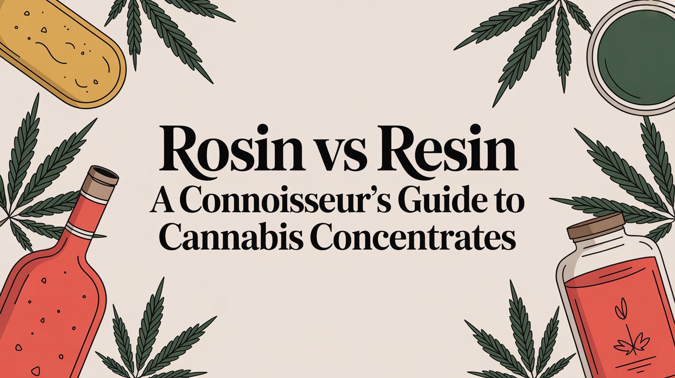 Rosin vs Resin A Connoisseur's Guide to Cannabis Concentrates