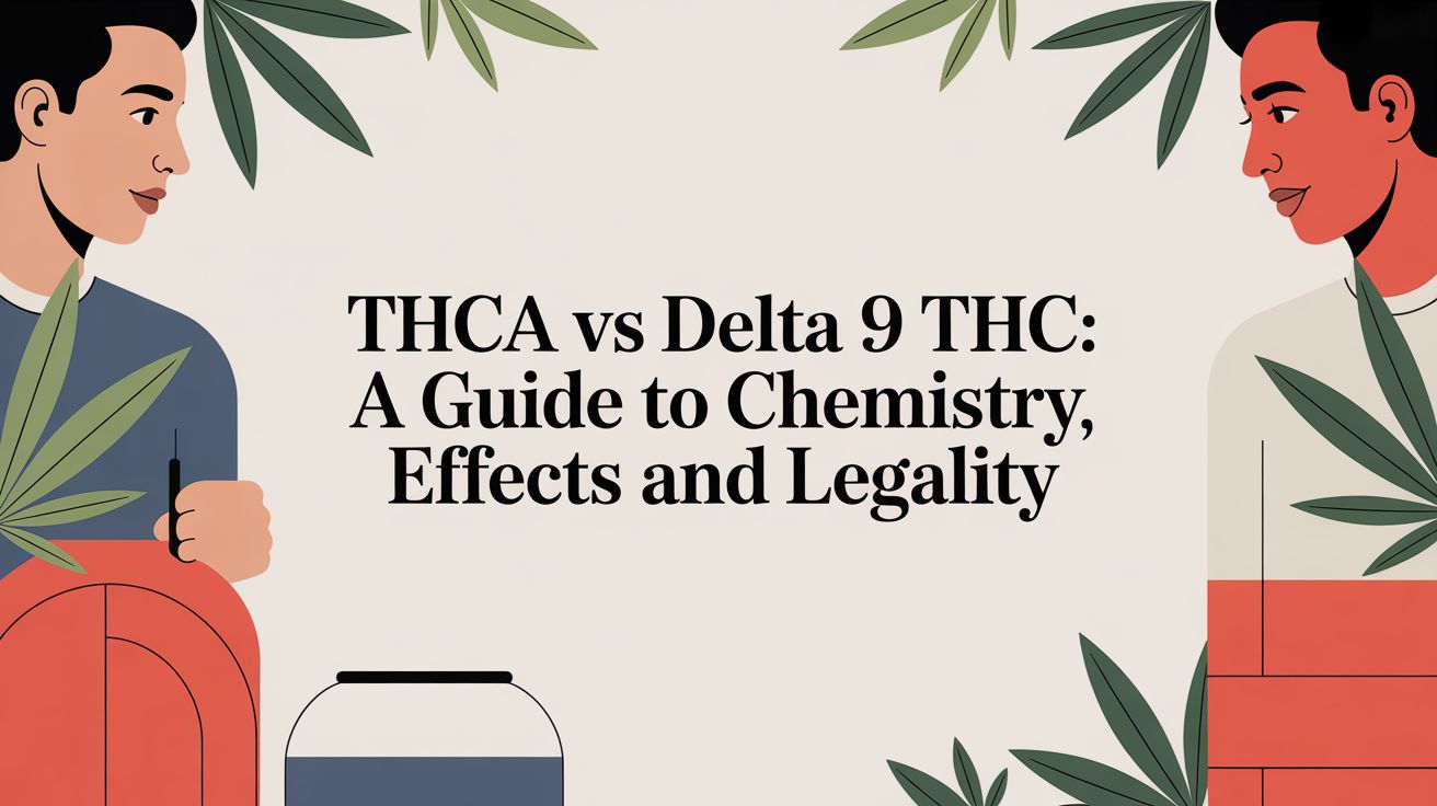 THCA vs Delta 9 THC A Guide to Chemistry Effects and Legality