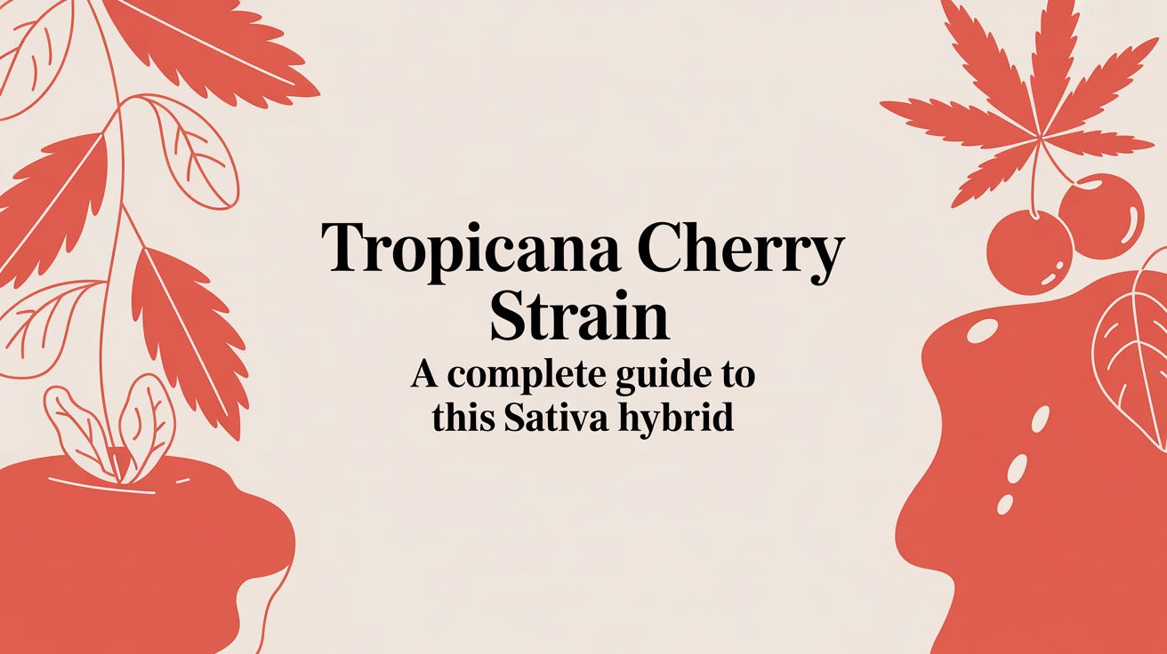 Tropicana Cherry Strain A Complete Guide to This Sativa Hybrid