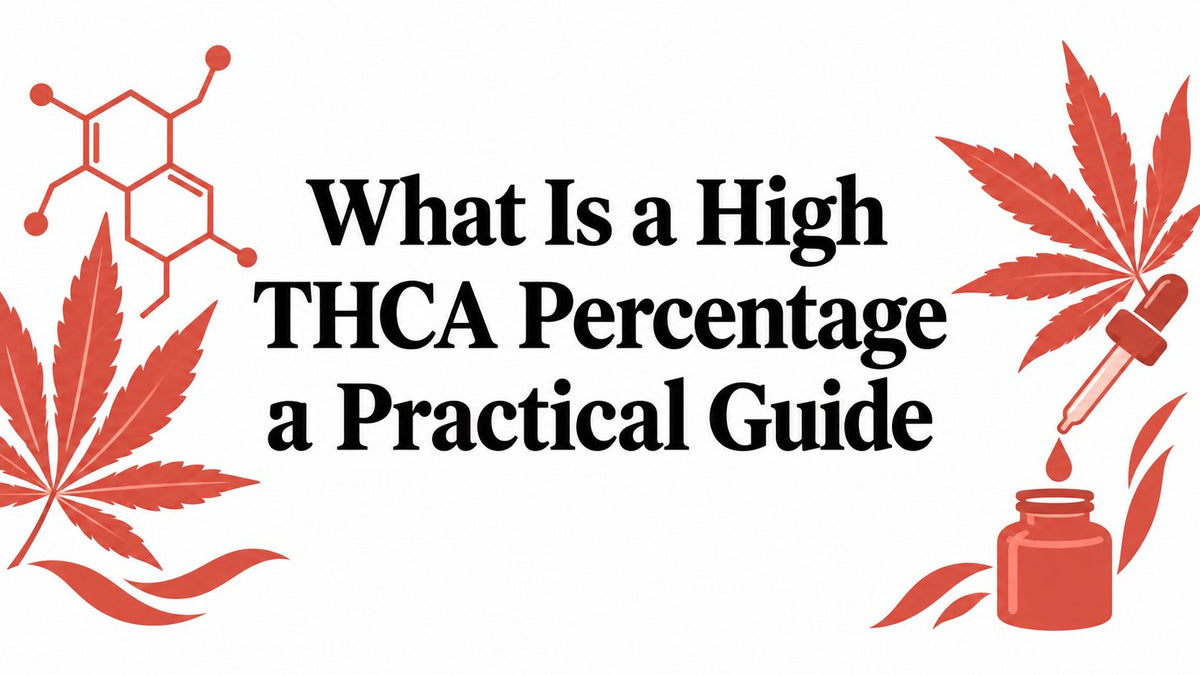 What Is a High THCA Percentage a Practical Guide