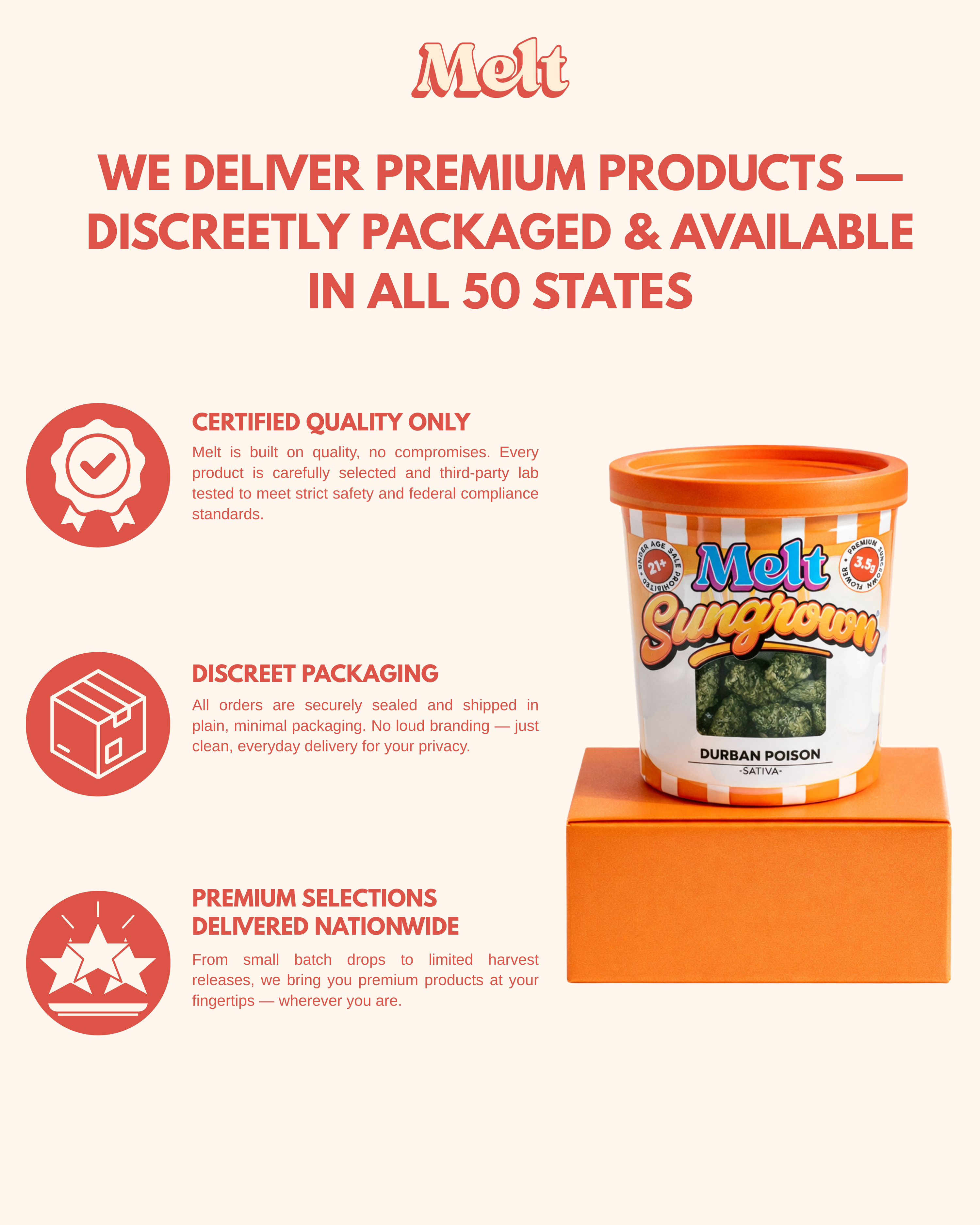 Blackberry Kush THCA Flower – Indica Cannabis | 3.5g Boutique Craft Flower by Melt