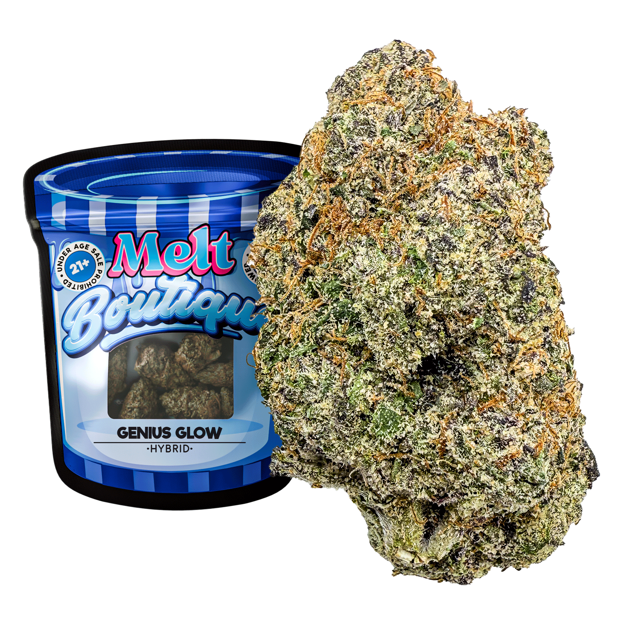 Genius Glow THCA Flower Buds
