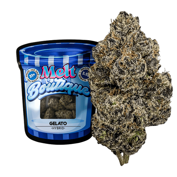 Gelato THCA Flower – Hybrid Cannabis | 3.5g Boutique Craft Flower by Melt