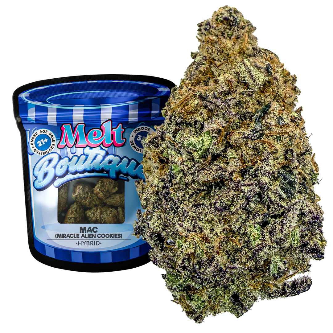 Mac THCA Flower – Hybrid Cannabis | 3.5g Boutique Craft Flower by Melt