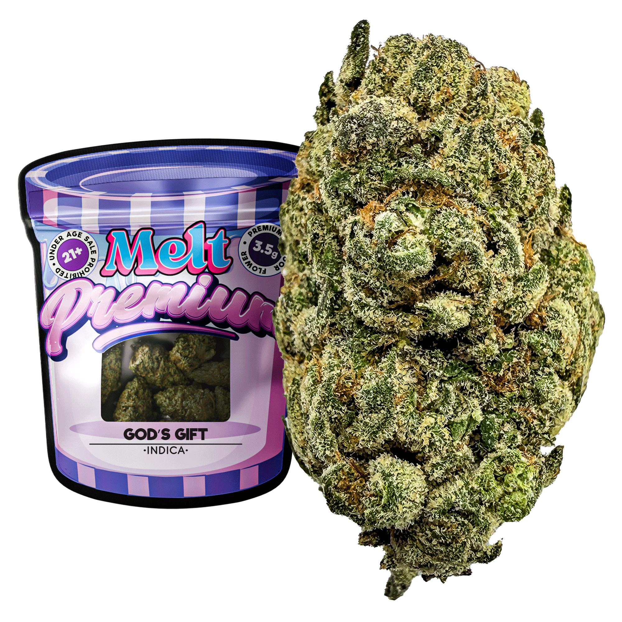Gods Gift THCA Flower Buds.
