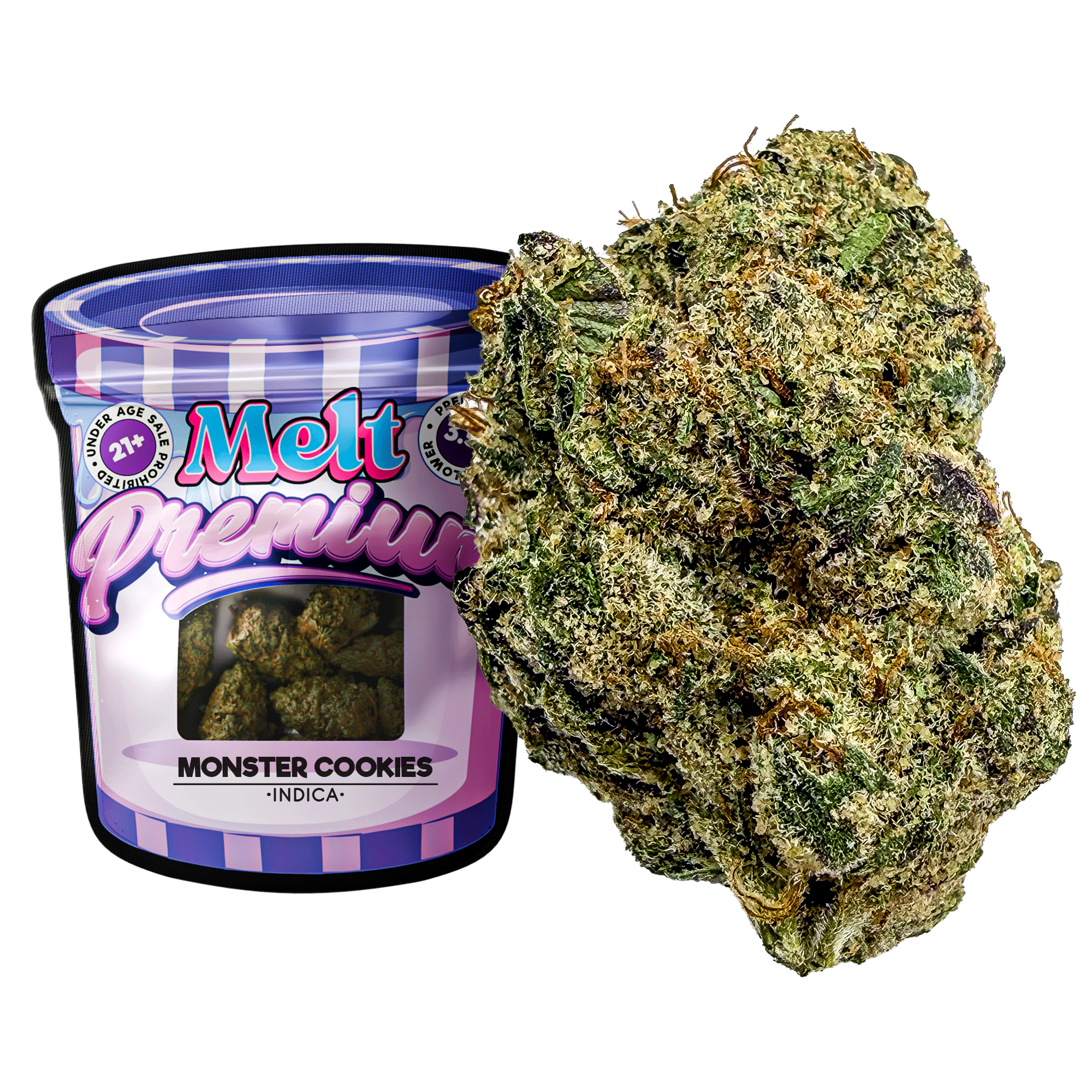 Monster Cookies THCA Flower Buds.