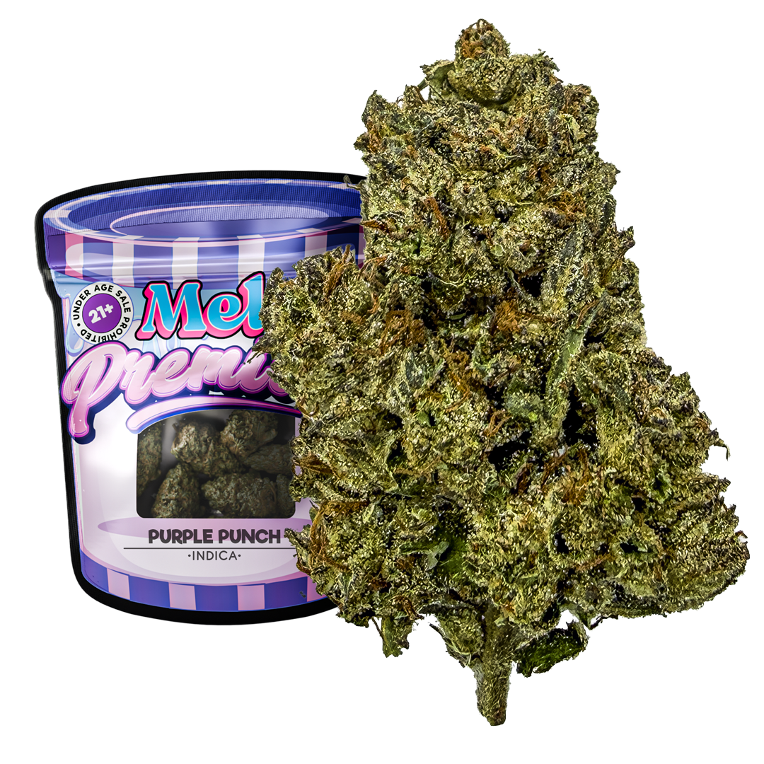 Purple Punch Indica THCA Flower – Premium Indoor Hybrid Cannabis | 3.5g Exotic Sweet Grape Flavor