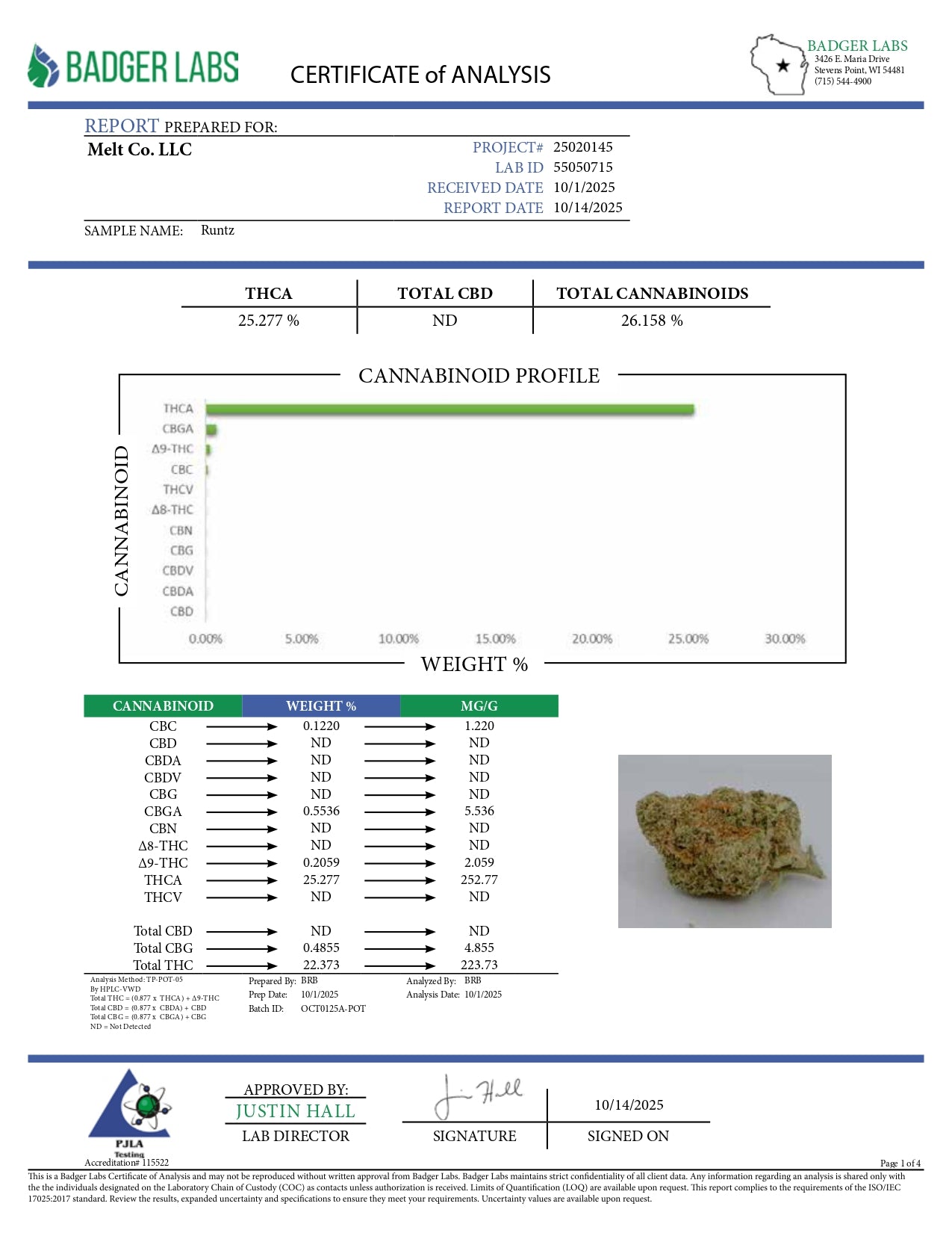 Runtz Hybrid THCA Flower - Sungrown Cannabis 3.5g | Relaxing Hybrid Sweet Candy Flavor