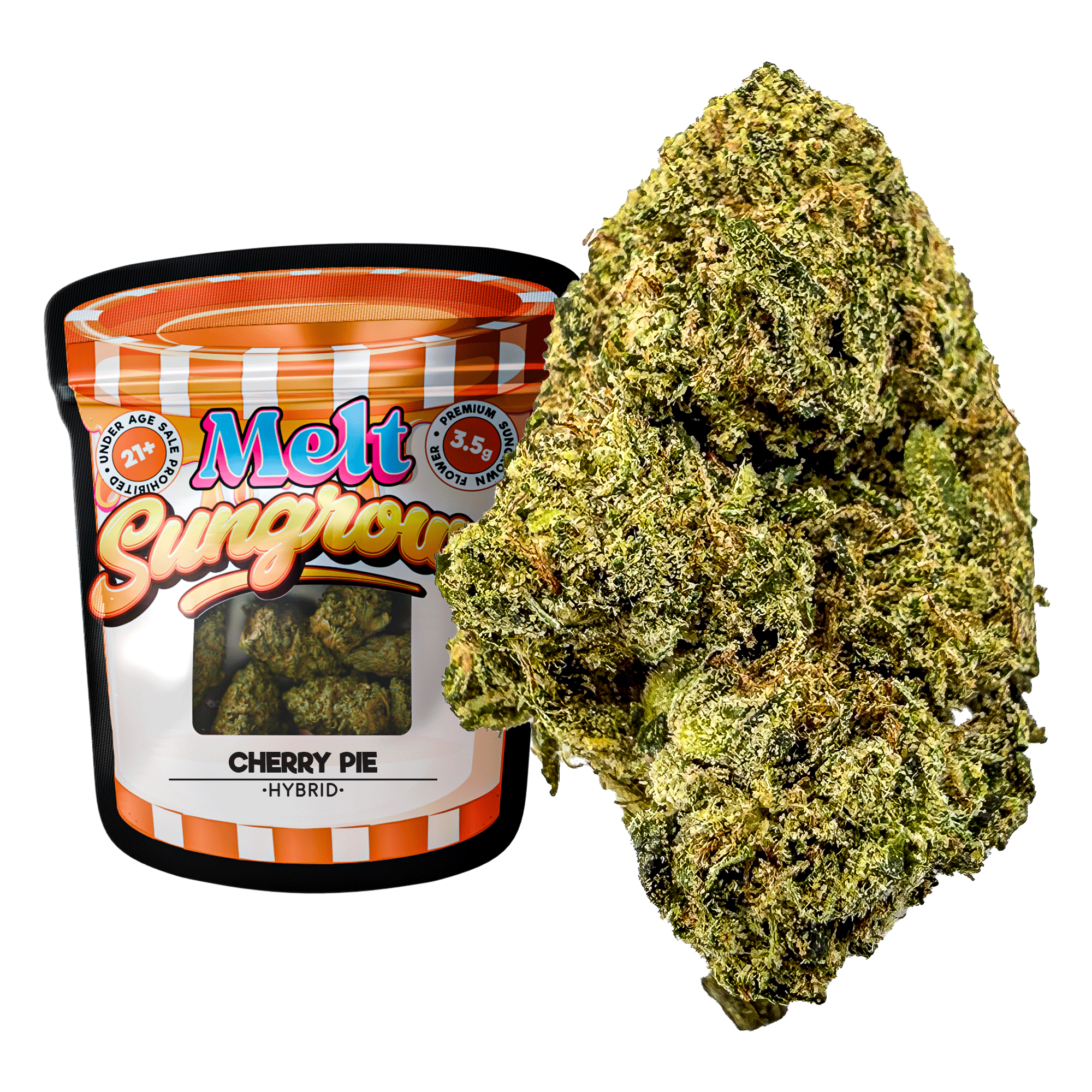 Cherry Pie 3.5g THCA Flower - Sungrown Sweet Hybrid | Melt Official