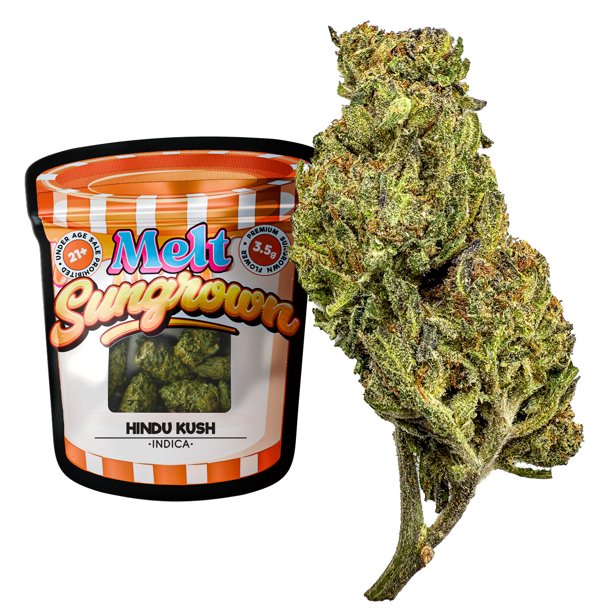 Hindu Kush THCA Flower Buds.