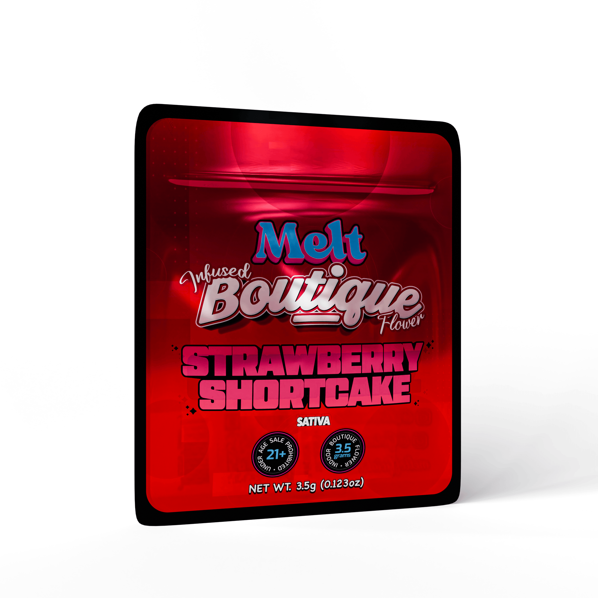 Strawberry Shorcake Indica-Dominant Hybrid THCA Flower - Infused Boutique Cannabis 3.5g| Relaxing Berry Creamy Flavor