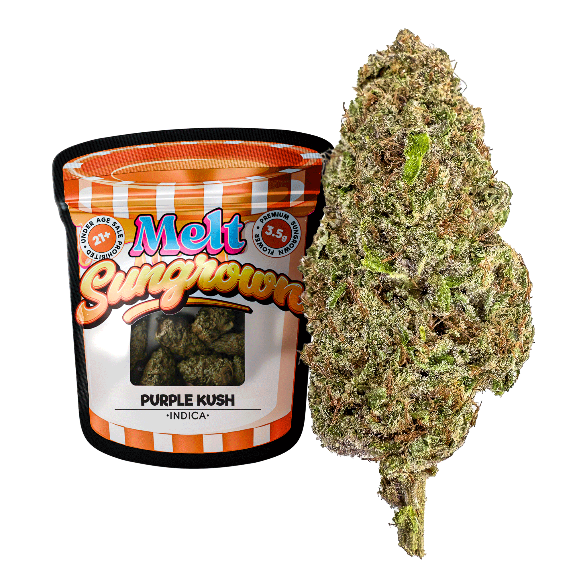 Purple Kush – Indica | Sun Grown THCA Flower by Melt