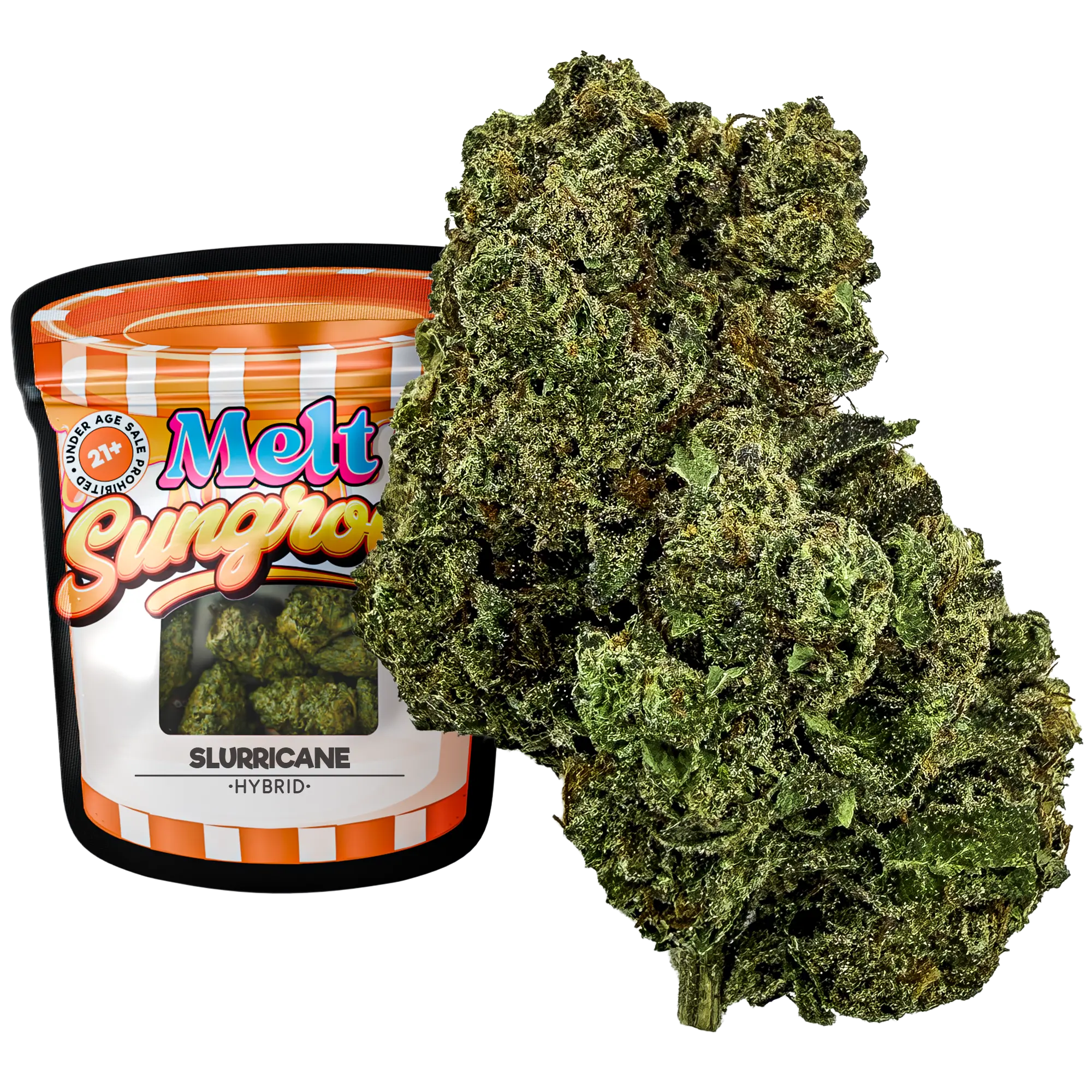 Slurricane indica sungrown THCA flower 3.5g
