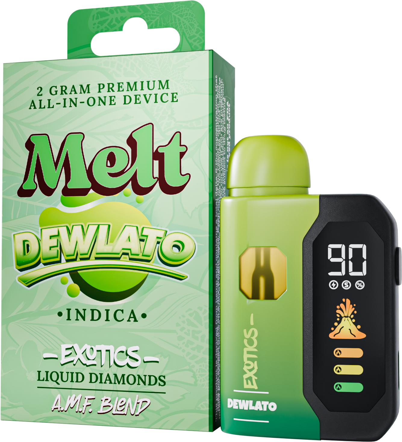 Lemon Blast AMF Blend All-In-One 2g vape device with bright lemon citrus flavor