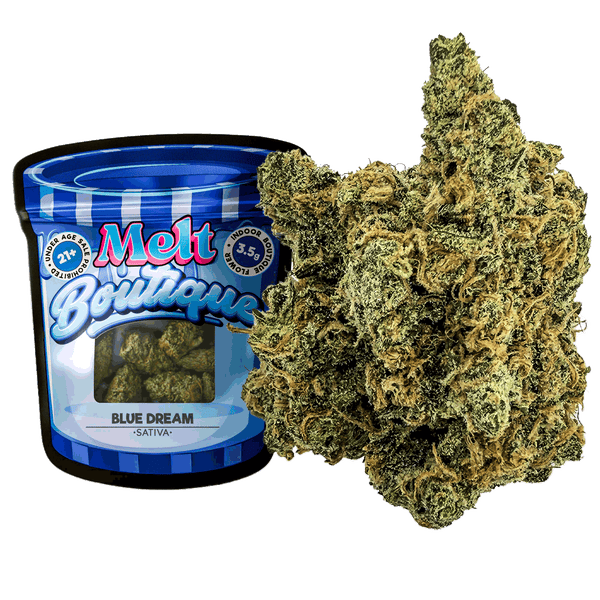 Blue Dream Sativa THCA Flower – Boutique Craft Premium Cannabis Buds 3.5g Indoor Grown