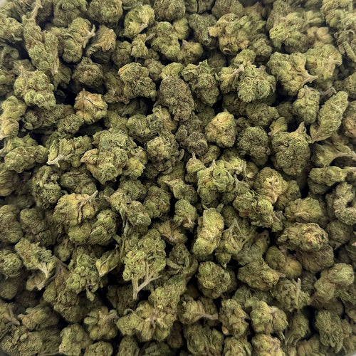 Rainbow Runtz smalls THCA flower — premium